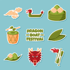 Dragon Boat Festival Sticker Collection