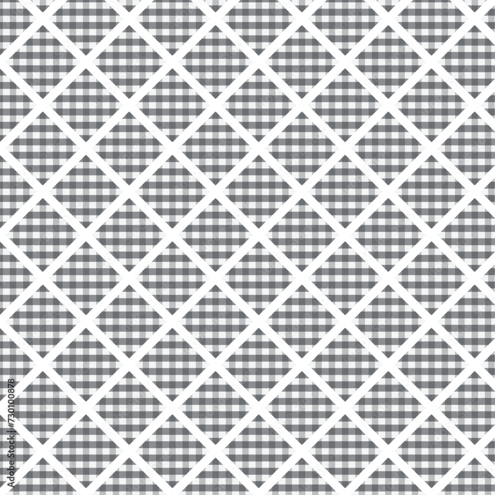 Poster abstract seamless repeatable grey paid pattern on white.