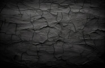 old cracked wall texture, black and white abstract background