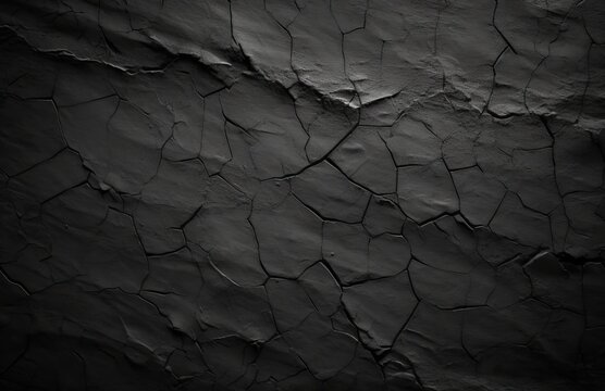 old cracked wall texture, black and white abstract background