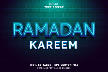 Ramadan Kareem Editable Text Effect