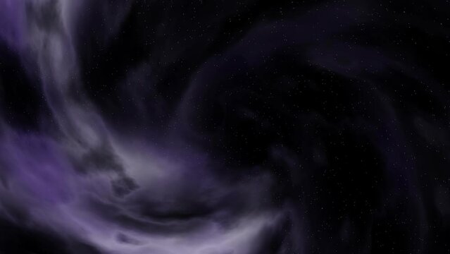 mystische violette intergalaktische Nebelschwaden im Universum, Rauch, Wolken, Weltall