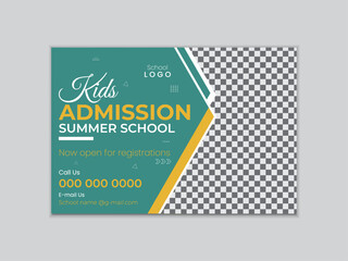 School Admission Creative & Corporate Bill Board Design- Bill Board Template 