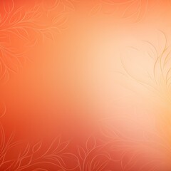 darkorange soft pastel gradient modern background with a thin barely noticeable floral ornament 