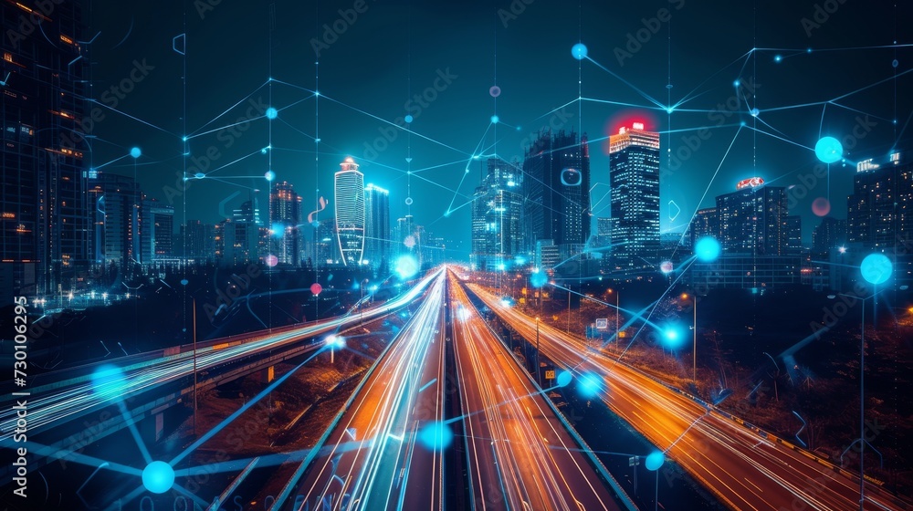 Aufkleber digital pathways: wireless integration in sign networks