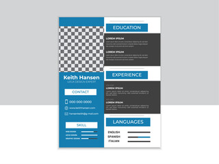 Modern Cv Or Resume Design Layout
