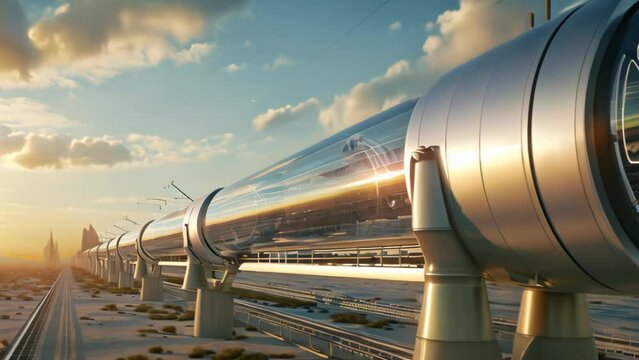 The Evolution of Transit: Hyperloop Dreams. Generative ai