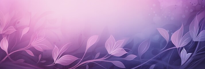 Fototapeta na wymiar darkorchid soft pastel gradient modern background with a thin barely noticeable floral ornament