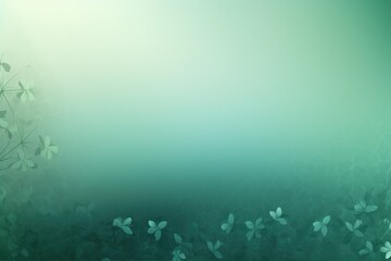 Fototapeta na wymiar darkseagreen soft pastel gradient modern background with a thin barely noticeable floral