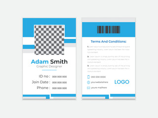 Creative & Minimalist ID Card Design 