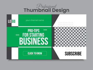 Business Thumbnail Design For Marketing Agency - Video Thumbnail Template 