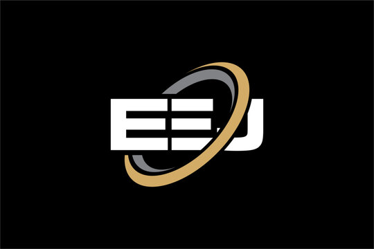 EEJ creative letter logo design vector icon illustration