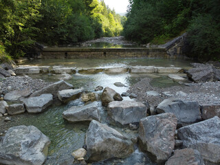 Stream in a natural area