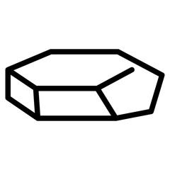 stone icon, rock icon	
