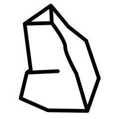 stone icon, rock icon	
