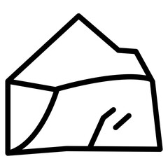 stone icon, rock icon	
