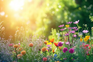 Obraz na płótnie Canvas abstract sunny beautiful Spring background 
