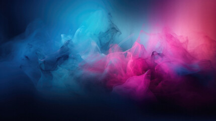 Colorful smoke on a dark background. Abstract background for design.