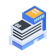 Real Estate Isometric Icon