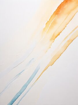 Rainbow Watercolor World: Abstract Poster