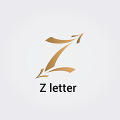 Icone Lettre Z pour Design Logos, Symbole, Illustration Pictogramme Monogramme pour Business, Variations Alphabet Isolé Silhouette