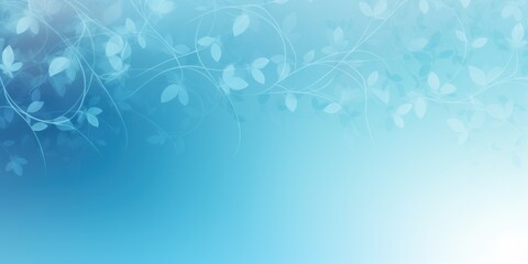 dodgerblue soft pastel gradient modern background with a thin barely noticeable floral ornament