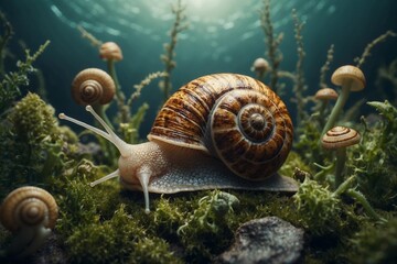 Fibonacci and snail