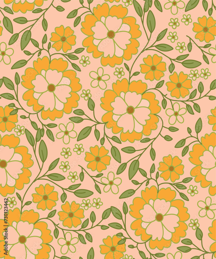 Poster vector seamless repeat pattern print background