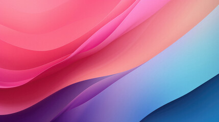 Obraz premium Abstract background with smooth lines in pink, blue and purple colors.