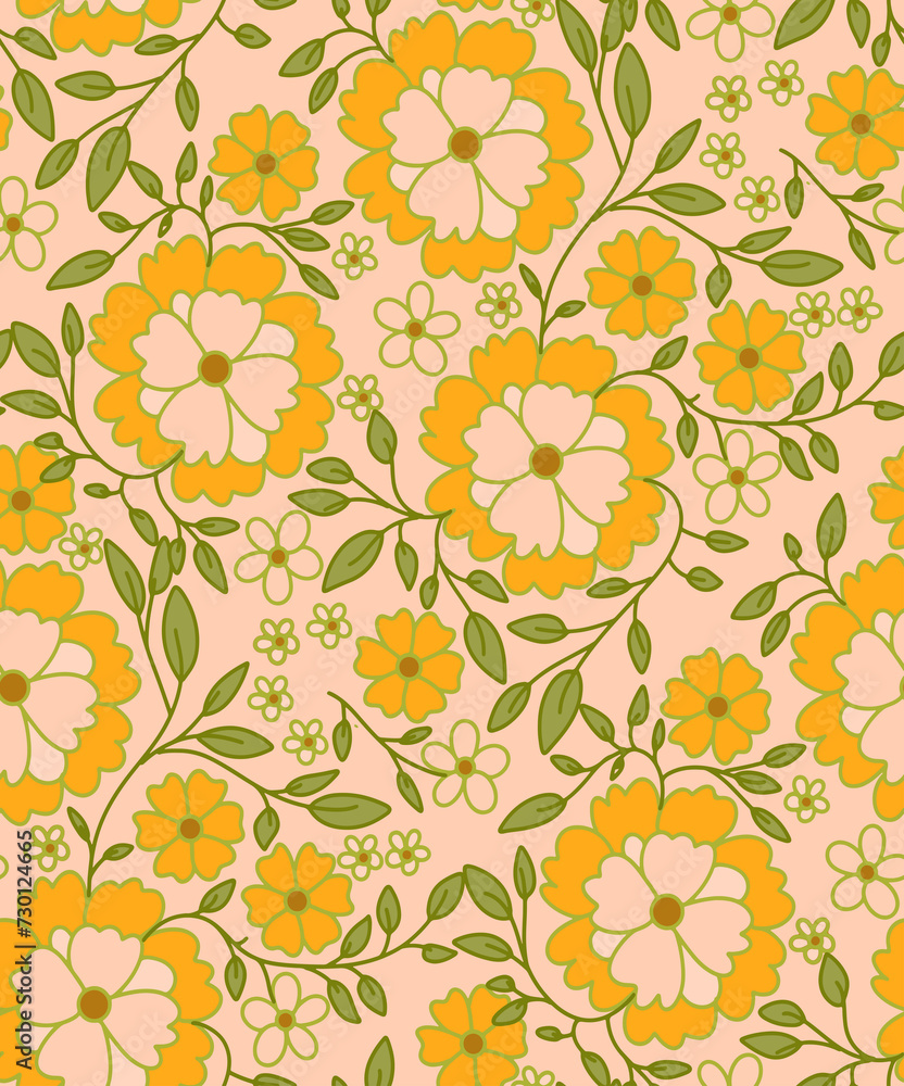Poster seamless repeat pattern print background