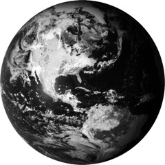 Halftone vector illustration of the planet Earth