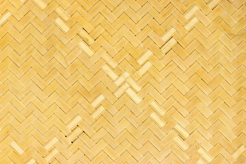 Bamboo texture. Bamboo basketry pattern close up. Thai-style Pattern of woven seagrass basket, close up woven bamboo pattern, Wicker work bamboo texture.Bamboo basketry pattern of sticky rice contain
