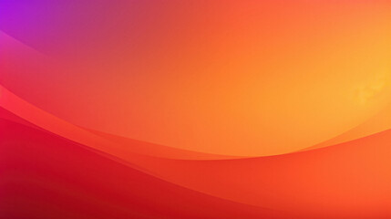 Abstract background with smooth wavy lines in orange and purple colors.