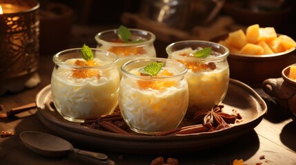 Eight Treasures Rice Pudding. Best For Banner, Flyer, and Poster - obrazy, fototapety, plakaty