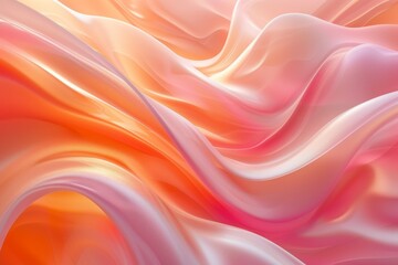 Peach Tonal Swirl