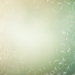 Fototapeta na wymiar khaki soft pastel gradient modern background with a thin barely noticeable floral ornament