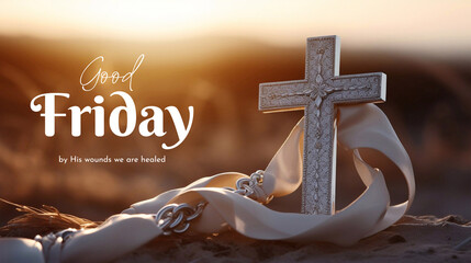 Blessed good friday, faith and celebration concept digitally generated image - Powered by Adobe