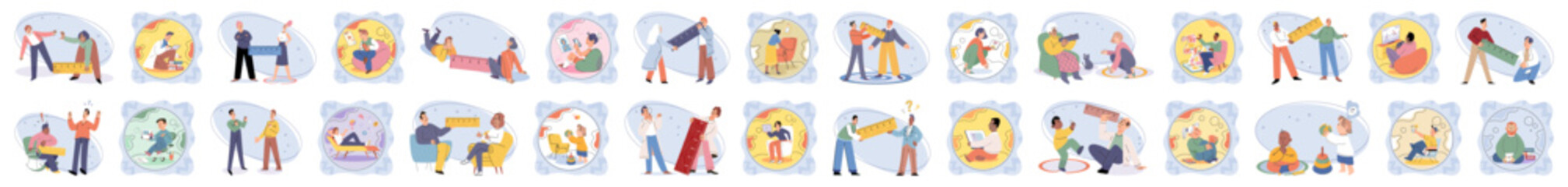 Social relationship vector illustration. Colleagues support and inspire each other in workplace Effective communication is vital for maintaining healthy relationships Support from friends and family