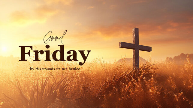 Blessed good friday, faith and celebration concept digitally generated image