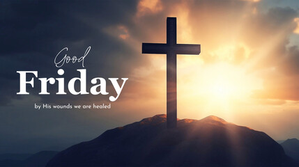 Blessed good friday, faith and celebration concept digitally generated image