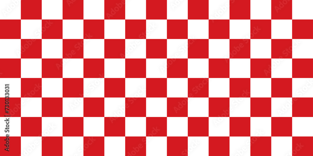 Poster bold red and white checkerboard texture, a bold and striking checkerboard texture with deep red and 