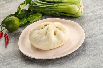 Chinese steamed bun Dim sum