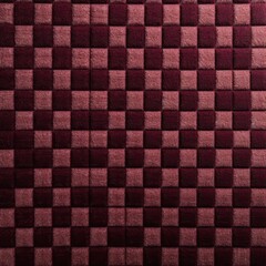 Burgundy square checkered carpet texture