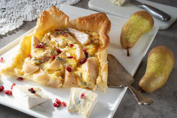 Birnen-Gorgonzola-Tarte