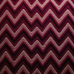 Burgundy zig-zag wave pattern carpet texture
