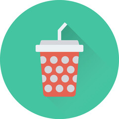 Juice Cup Vector Icon