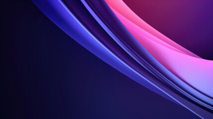 Abstract background with purple and blue wavy lines.