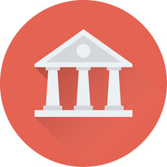 Court Building Vector Icon