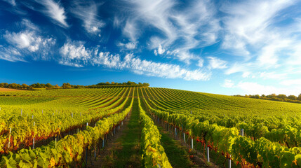Fototapeta na wymiar vine, field, green, wine, agriculture, grape