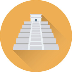 Chichen Itza Vector Icon